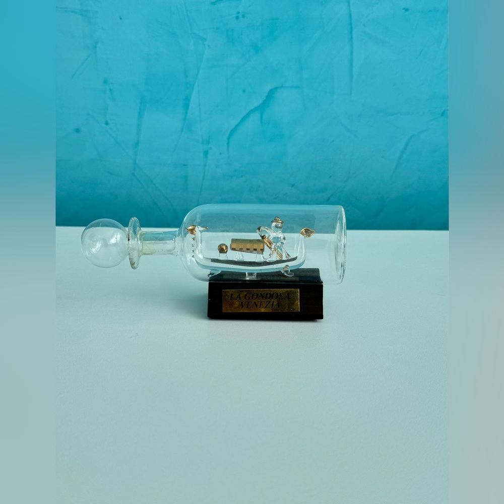 Vintage Venezia Murano Glass Góndola